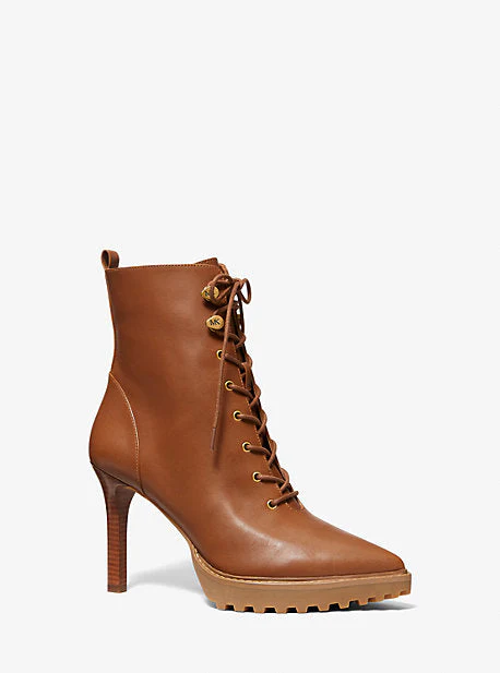 Kyle Leather Lace-Up Boot - Image 10