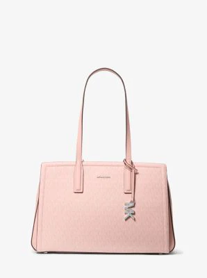 Laila Medium Signature Logo Tote Bag - Image 2