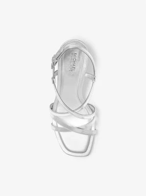 Lana Crystal-Embellished Metallic Sandal - Image 8
