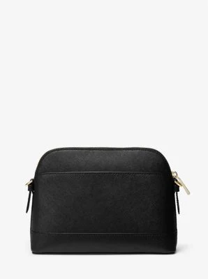 Large Saffiano Leather Dome Crossbody Bag - Image 6