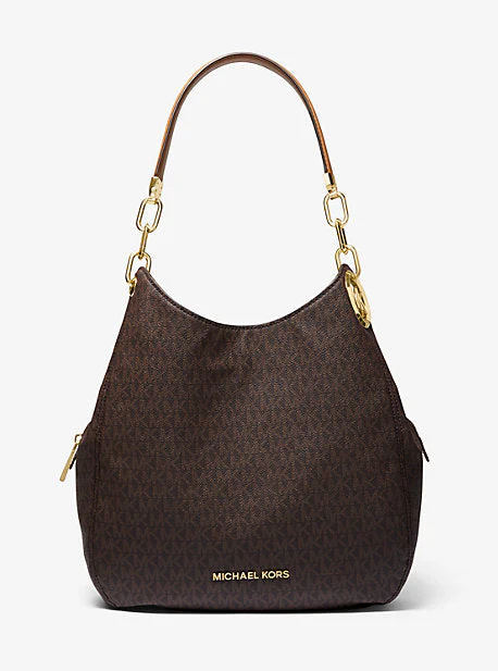 Lillie Large Logo Shoulder Bag - Image 11