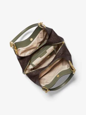 Lillie Large Logo Shoulder Bag - Image 3