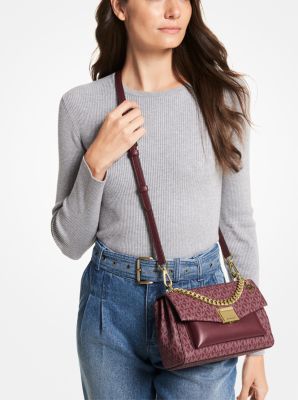 Lita Medium Two-Tone Logo Crossbody Bag - Image 10