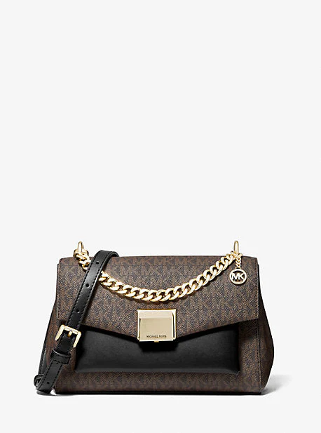 Lita Medium Two-Tone Logo Crossbody Bag - Image 11