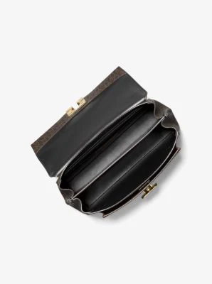Lita Medium Two-Tone Logo Crossbody Bag - Image 13