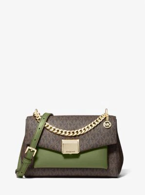 Lita Medium Two-Tone Logo Crossbody Bag - Image 17