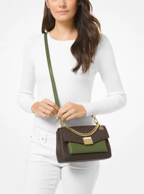 Lita Medium Two-Tone Logo Crossbody Bag - Image 19