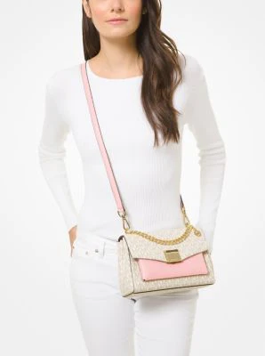Lita Medium Two-Tone Logo Crossbody Bag - Image 24