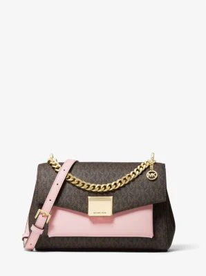 Lita Medium Two-Tone Logo Crossbody Bag - Image 26