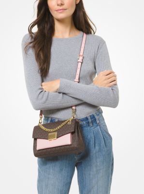 Lita Medium Two-Tone Logo Crossbody Bag - Image 29