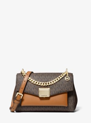 Lita Medium Two-Tone Logo Crossbody Bag - Image 31