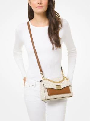 Lita Medium Two-Tone Logo Crossbody Bag - Image 40
