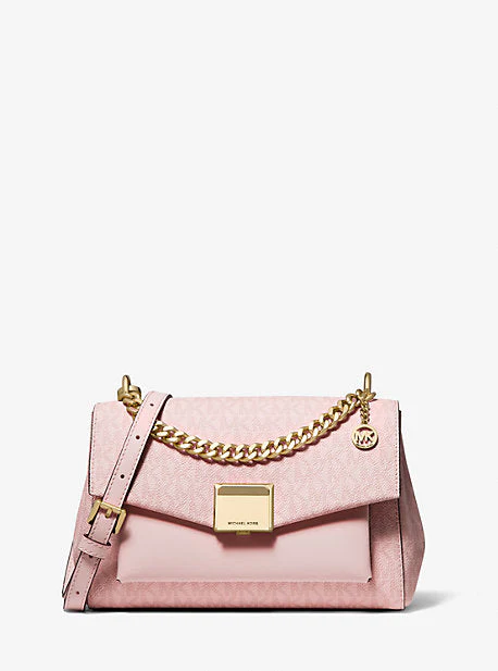 Lita Medium Two-Tone Logo Crossbody Bag - Image 42
