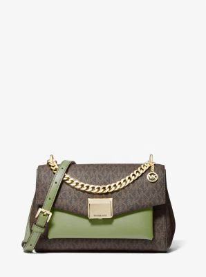 Lita Medium Two-Tone Logo Crossbody Bag - Image 53