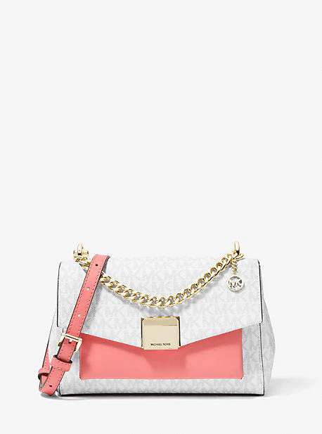 Lita Medium Two-Tone Logo Crossbody Bag - Image 62