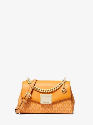 Lita Small Two-Tone Logo and Leather Crossbody Bag - Image 2