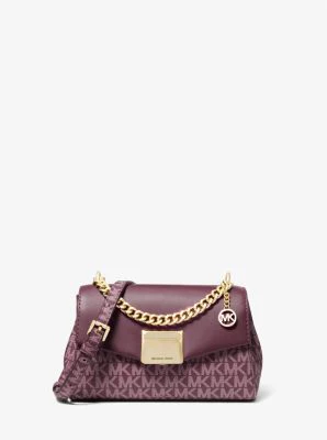 Lita Small Two-Tone Logo and Leather Crossbody Bag - Image 7