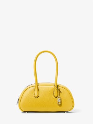 Lulu Small Pebbled Leather Satchel - Image 6