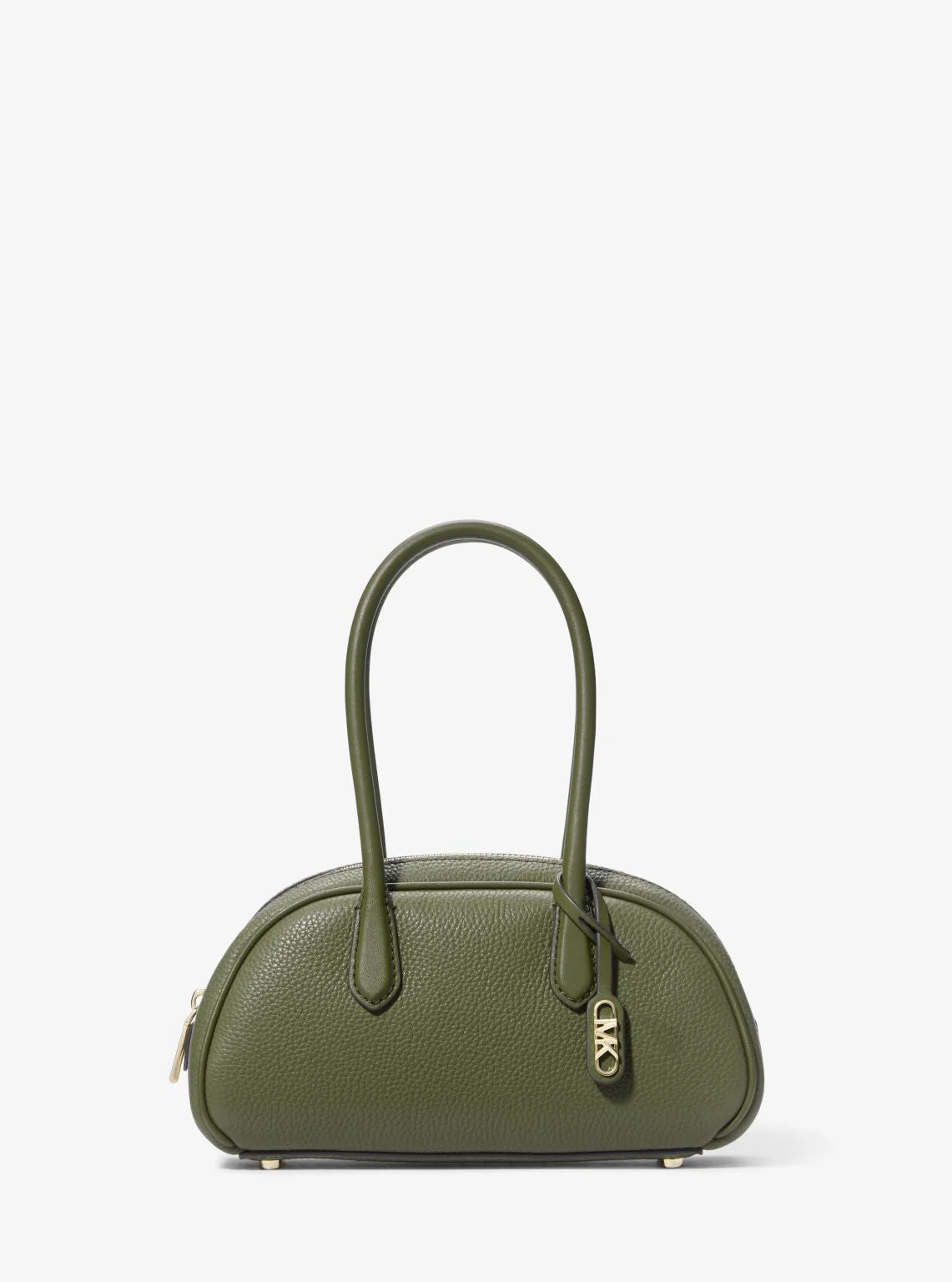 Lulu Small Pebbled Leather Satchel - Image 11
