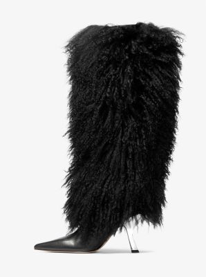 Luna Shearling and Leather Boot - Image 4