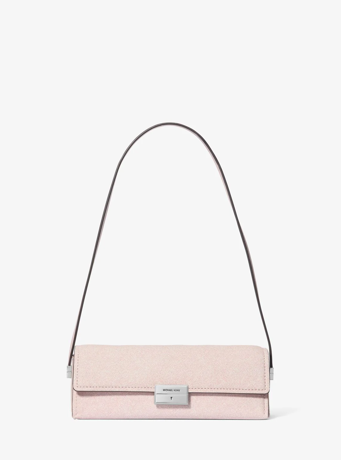 Lunar New Year Ludlow Small Denim-Printed Leather Convertible Pochette