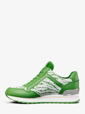 Maddy Zebra Print Signature Logo Trainer - Image 18