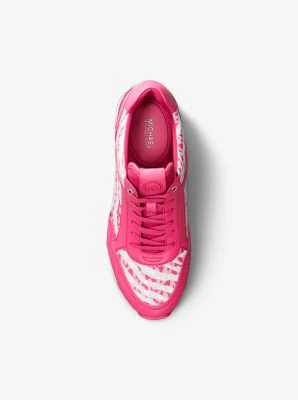 Maddy Zebra Print Signature Logo Trainer - Image 6