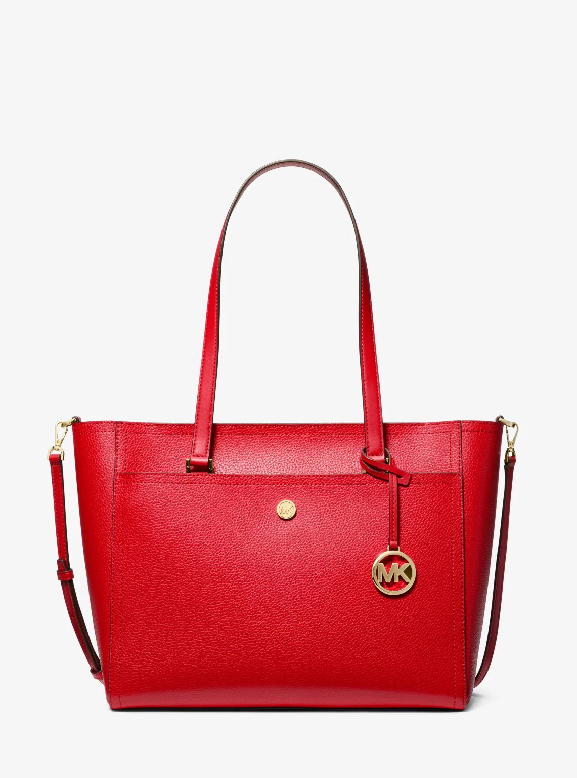 Maisie Large Pebbled Leather 3-in-1 Tote Bag - Image 100