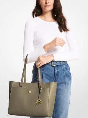 Maisie Large Pebbled Leather 3-in-1 Tote Bag - Image 25