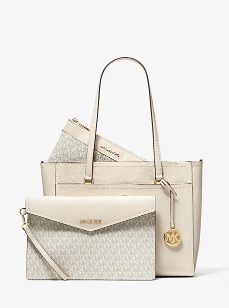 Maisie Large Pebbled Leather 3-in-1 Tote Bag - Image 42