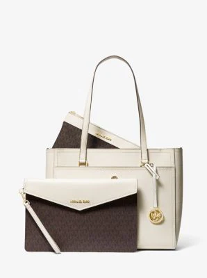 Maisie Large Pebbled Leather 3-in-1 Tote Bag - Image 58