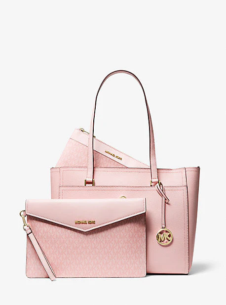Maisie Large Pebbled Leather 3-in-1 Tote Bag - Image 70