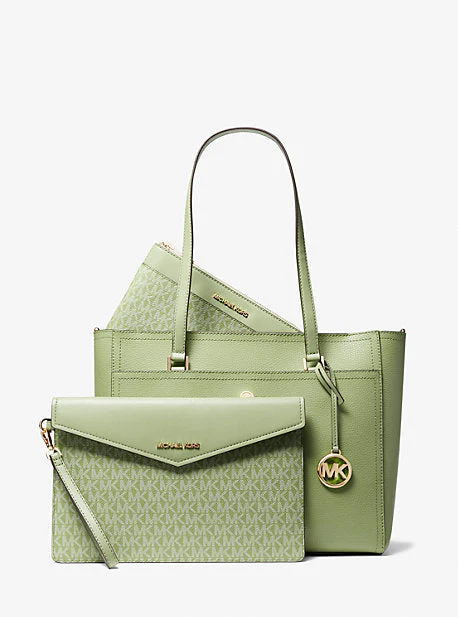 Maisie Large Pebbled Leather 3-in-1 Tote Bag - Image 75