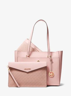 Maisie Large Pebbled Leather 3-in-1 Tote Bag - Image 81