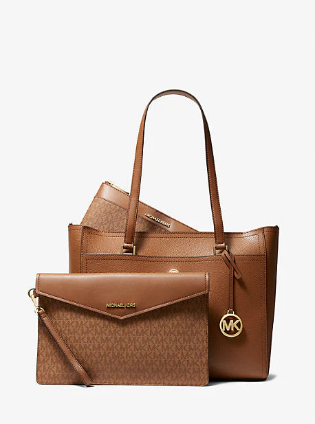Maisie Large Pebbled Leather 3-in-1 Tote Bag - Image 84
