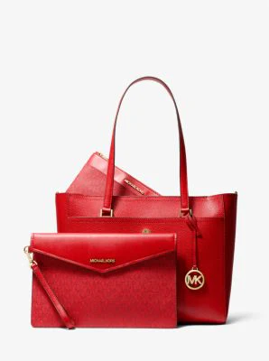 Maisie Large Pebbled Leather 3-in-1 Tote Bag - Image 91