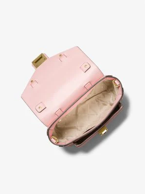 Manhattan Medium Leather and Logo Satchel - Image 14