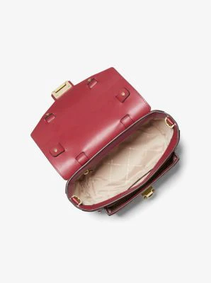 Manhattan Medium Leather and Logo Satchel - Image 30