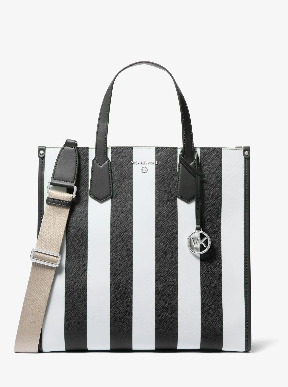 Maple Large Striped Tote Bag - Image 9