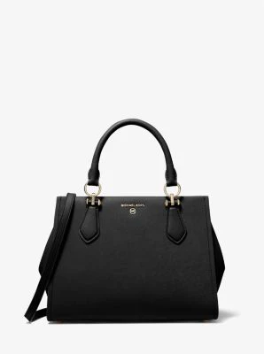 Marilyn Medium Saffiano Leather Satchel - Image 2