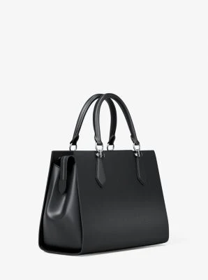 Marilyn Medium Saffiano Leather Satchel - Image 14