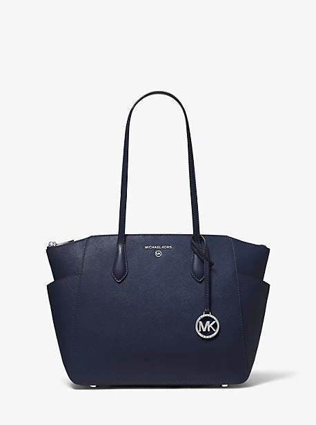 Marilyn Medium Saffiano Leather Tote Bag - Image 13