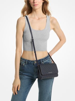 Medium Signature Logo Convertible Crossbody Bag - Image 5
