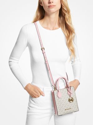 Mercer Extra-Small Logo and Leather Crossbody Bag - Image 10