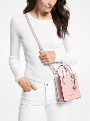Mercer Extra-Small Logo and Leather Crossbody Bag - Image 5