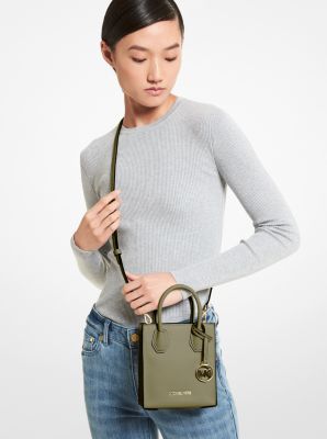 Mercer Extra-Small Pebbled Leather Crossbody Bag - Image 12
