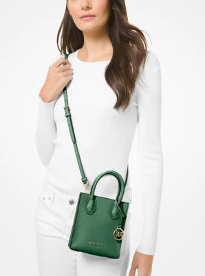 Mercer Extra-Small Pebbled Leather Crossbody Bag - Image 40