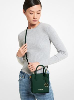 Mercer Extra-Small Pebbled Leather Crossbody Bag - Image 8