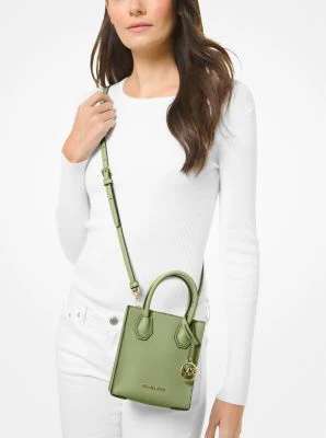 Mercer Extra-Small Pebbled Leather Crossbody Bag - Image 84
