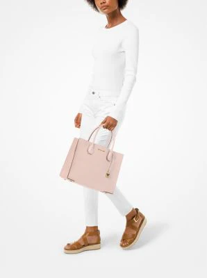 Mercer Large Saffiano Leather Tote Bag - Image 20